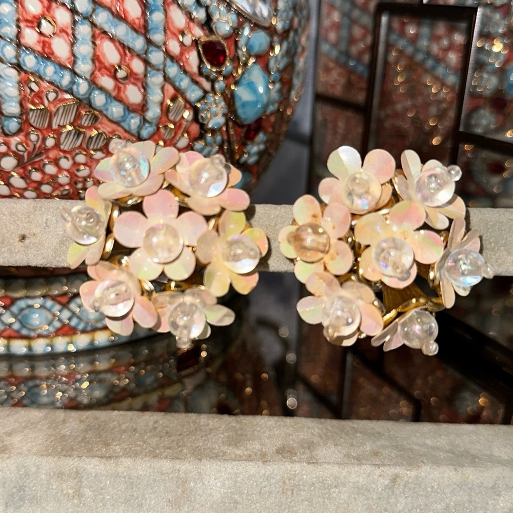 vintage Flower Earrings